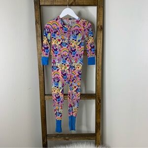 Posh Peanut Lisa Frank Bamboo Footie Size 18-24 M